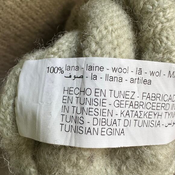 Zara 100% Wool Crew Neck Sweater – Size XL - Picture 8 of 8